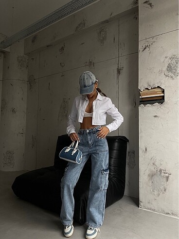 Diğer Kargo cep jean
