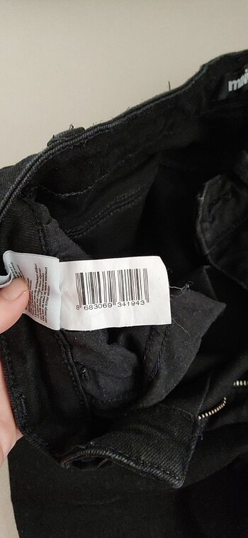 30 Beden siyah Renk Mavi jeans