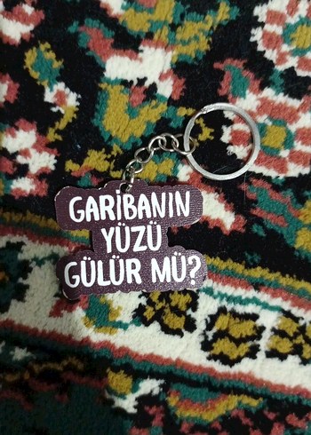 Renkli Tüylü Bohem Anahtarlık