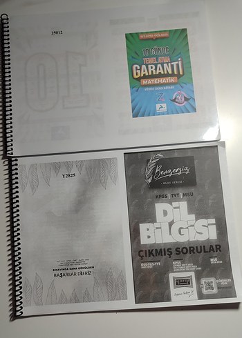 Çıkmış Sorular ve Matematik Garantili Sınav Hazırlık Kitabı