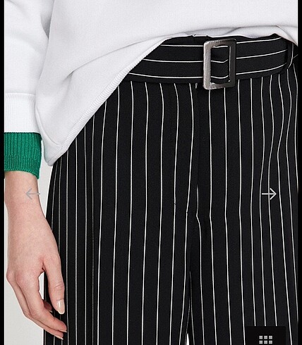 34 Beden Kemerli pantolon