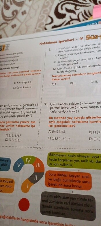  Beden Renk 0 dan 8 e sözel tonguç