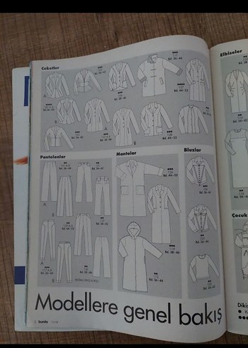  Burda Evresel Moda Dergisi Aralık 1998