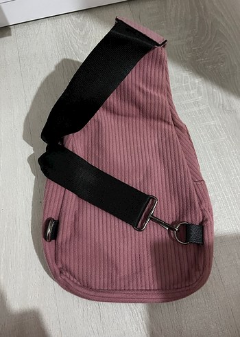 Pembe Kadın Fermuarlı Çapraz Çanta - Görsel 2