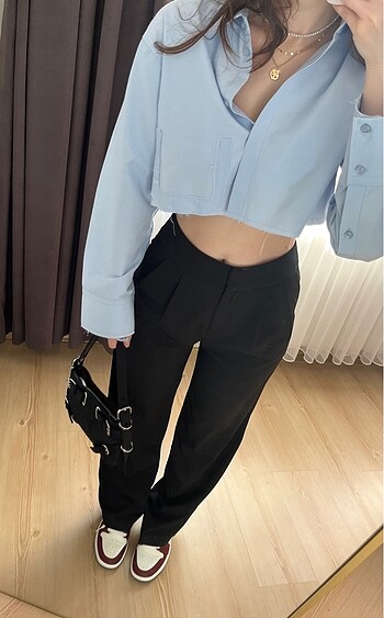 Zara Zra crop gömlek