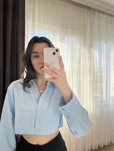 s Beden Zra crop gömlek