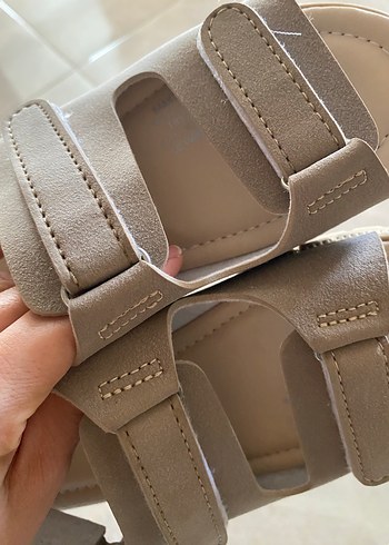 37 Beden ten rengi Renk Bej Kadın Sandalet