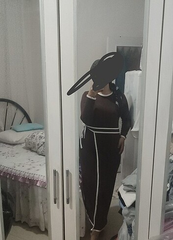 Diğer Belden bağlamalı tesettür elbise