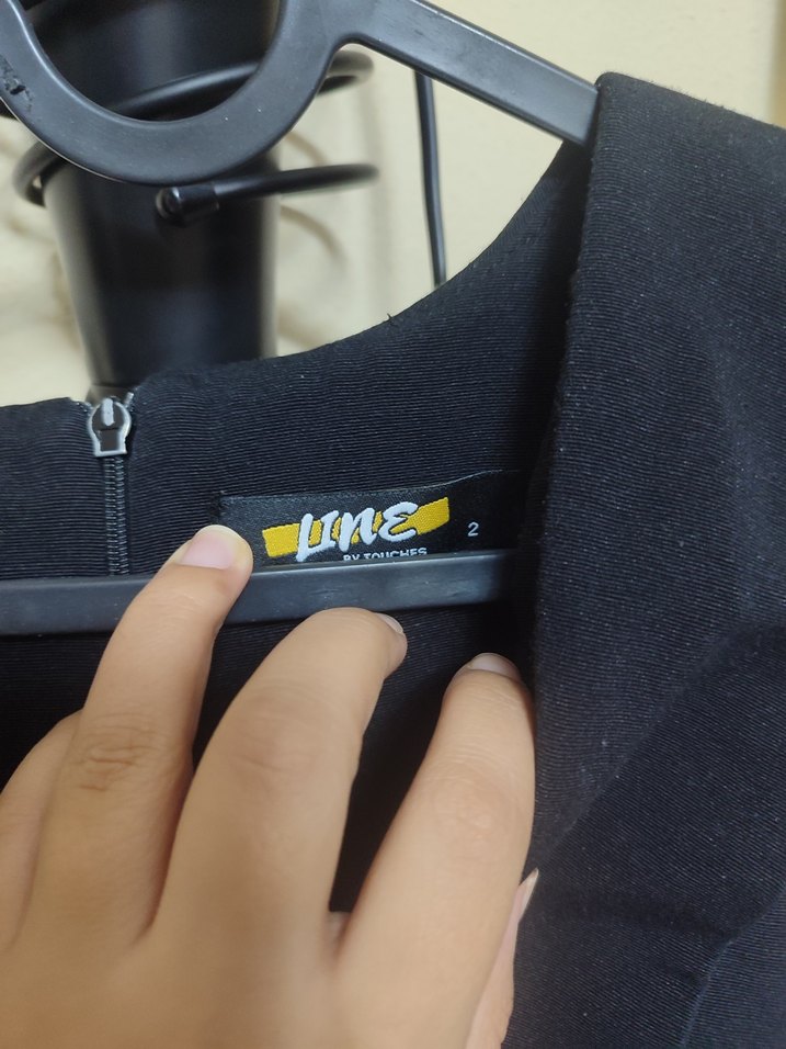 yaka detaylı jile elbise - Görsel 3