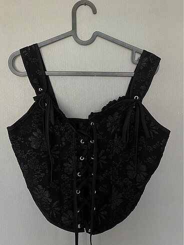 Shein gotik ayarlanabilir korse