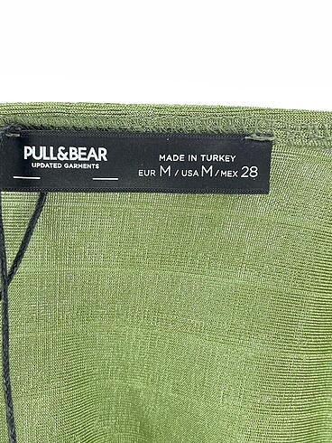 m Beden yeşil Renk Pull and Bear Bluz %70 İndirimli.