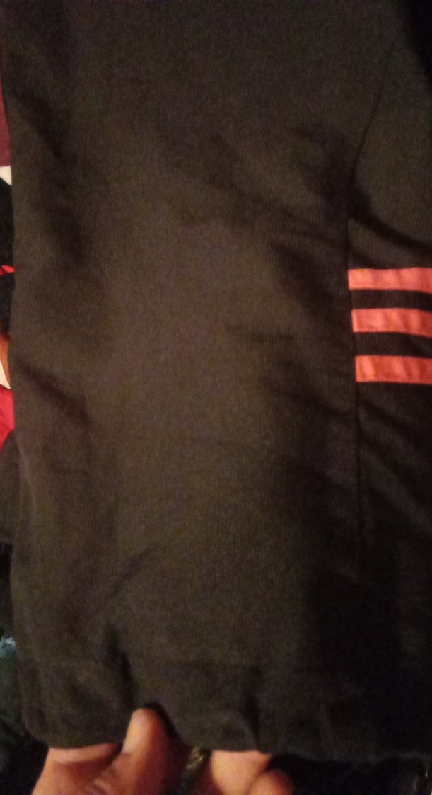 Düğmeli Siyah orjinal Adidas Eşofman  Altı - Görsel 3