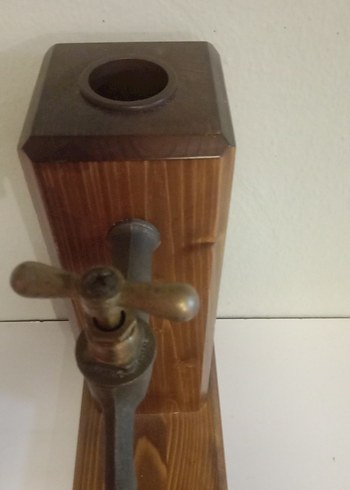 Parlak Ahşap İçecek Musluğu - Görsel 4