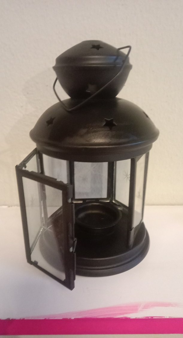 Siyah Metal Mumluk Fener - Görsel 4