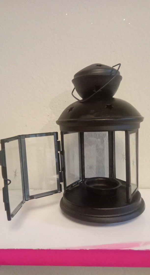 Siyah Metal Mumluk Fener - Görsel 2