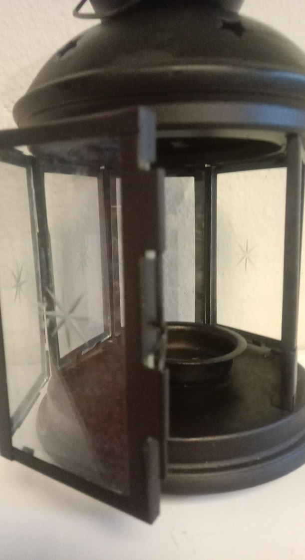 Siyah Metal Mumluk Fener - Görsel 3