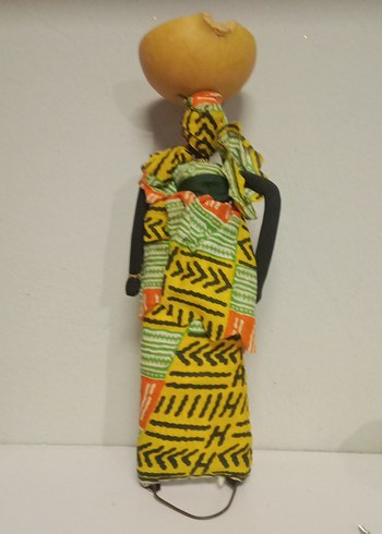 AFRİKALI KADIN FİGÜRÜ - Görsel 3