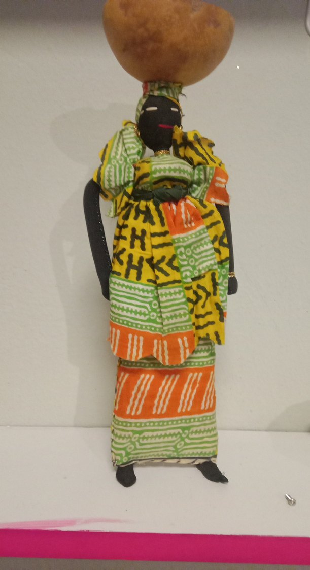 AFRİKALI KADIN FİGÜRÜ - Görsel 4