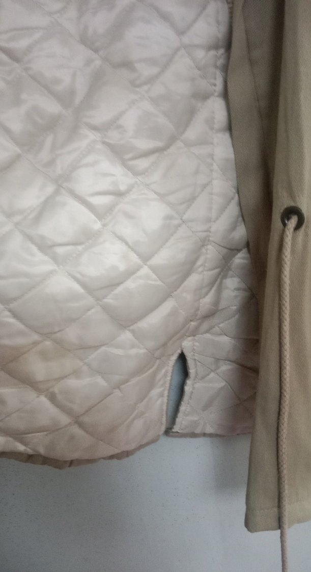 Bej Kürklü Kadın Kışlık Mont - Görsel 4