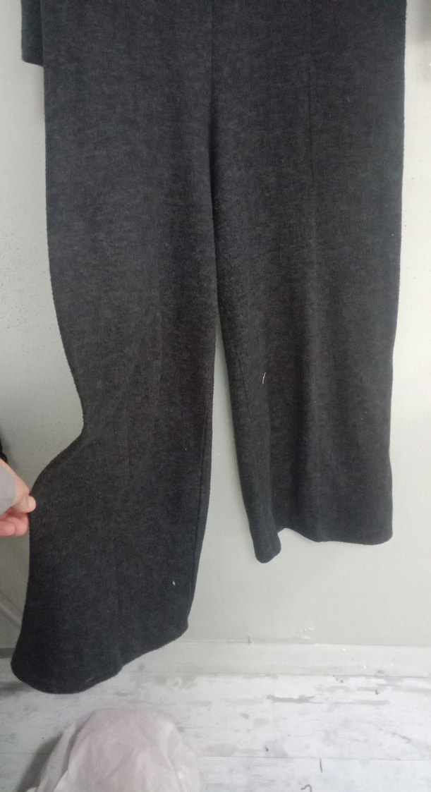 Gri Kadın Uzun Triko TULUM - Görsel 2