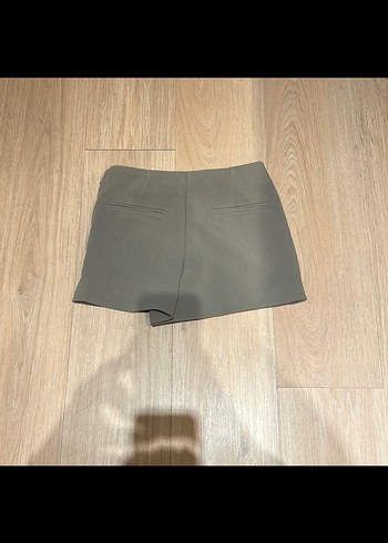 Gri Kadın Mini Etek - Görsel 2