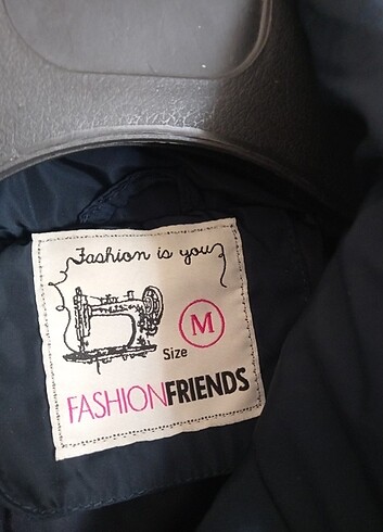 m Beden lacivert Renk FASHİONFRIENDS marka bayan mont 