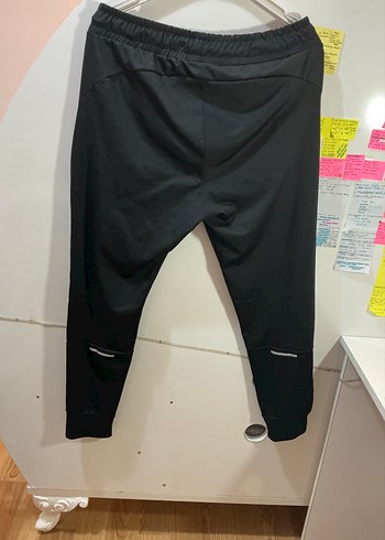 Fermuarlı Siyah Erkek Eşofman Altı - Görsel 3