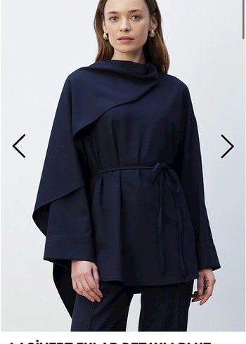 Siyah Uzun Kollu Kadın tunik Be blue marka - Görsel 3