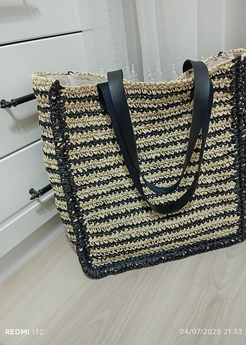 Beymen Örgü Bohem Zebra Desenli Kadın Çanta