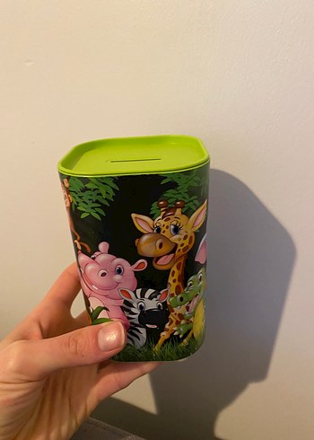 Çocuklar için Renkli Hayvan Temalı Kumbara - Görsel 2