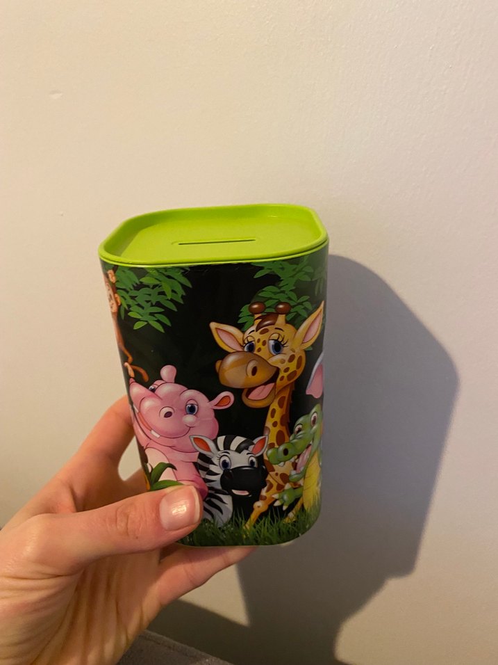 Çocuklar için Renkli Hayvan Temalı Kumbara - Görsel 2