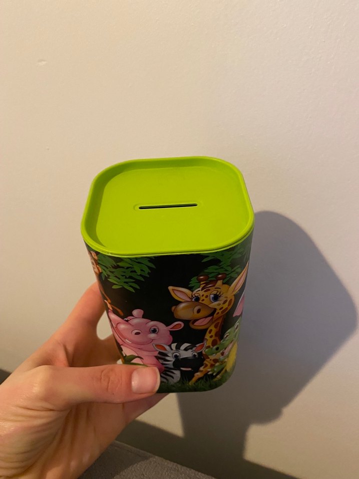 Çocuklar için Renkli Hayvan Temalı Kumbara - Görsel 3