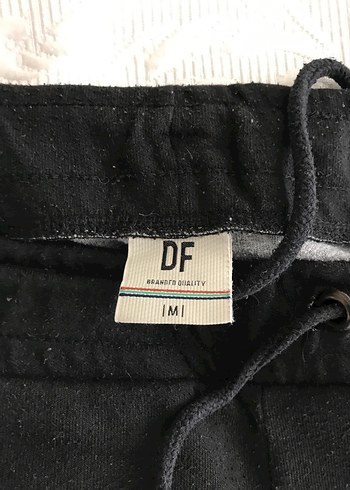 DF Siyah Fermuarlı Rahat Eşofman Altı - Görsel 2