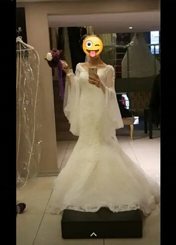 Aysira balık model gelinlik - Görsel 3