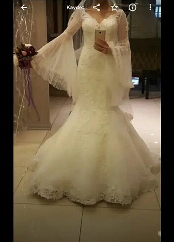 Aysira balık model gelinlik - Görsel 5