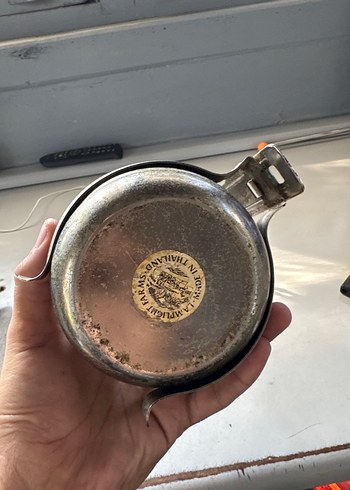 Metal Eski Gaz Lambası antika - Görsel 2