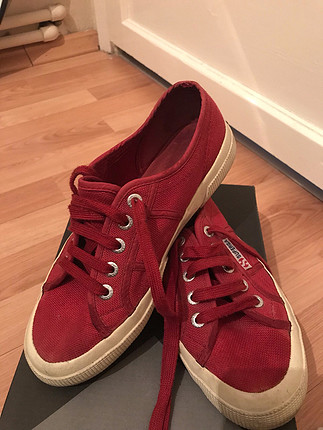 Superga orjinal kırmızı spor ayakkabı