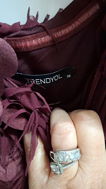m Beden bordo Renk BORDO UZUN ABİYE