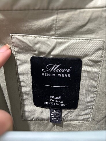 xs Beden yeşil Renk Mavi mont
