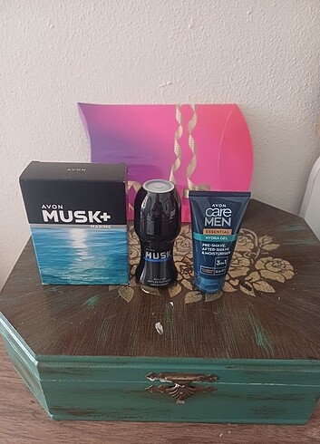 Musk marine erkek parfüm set