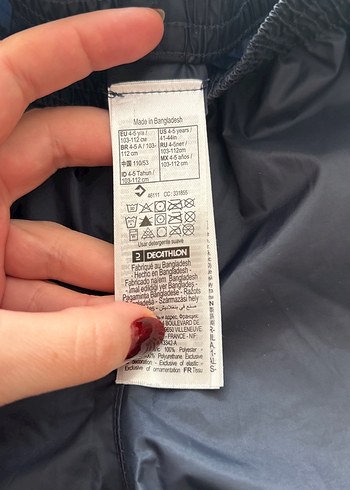 Decathlon yağmur pantolonu - Görsel 2