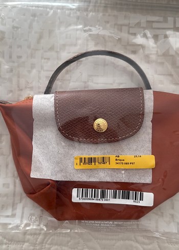 LONGCHAMP orijinal Fermuarlı Kadın El Çantası xs - Görsel 2