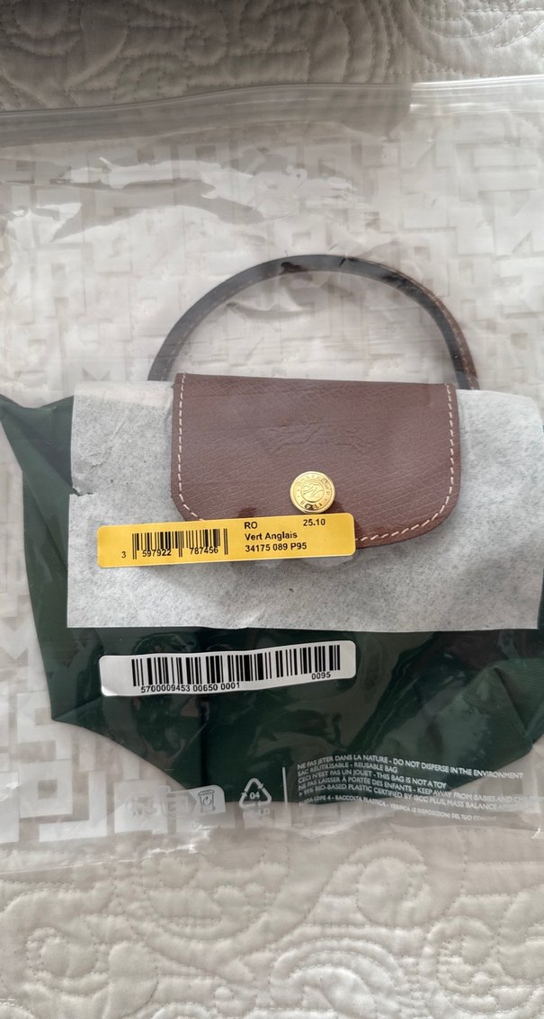 LONGCHAMP orijinal Fermuarlı Kadın El Çantası xs - Görsel 3