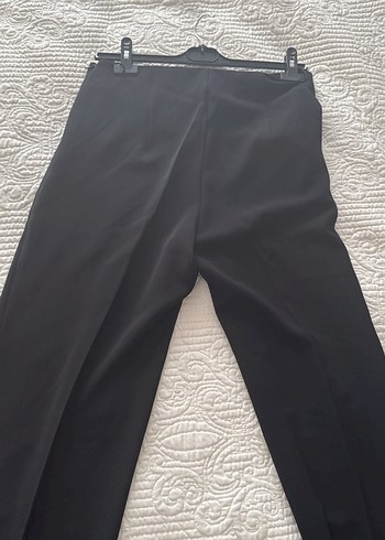 Adl Siyah Kadın bol Kumaş Pantolon - Görsel 4