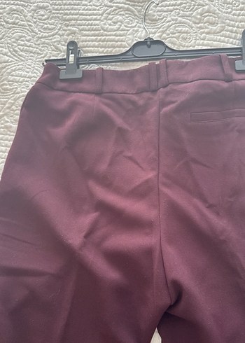 Mango bordo kumaş pantolon - Görsel 4