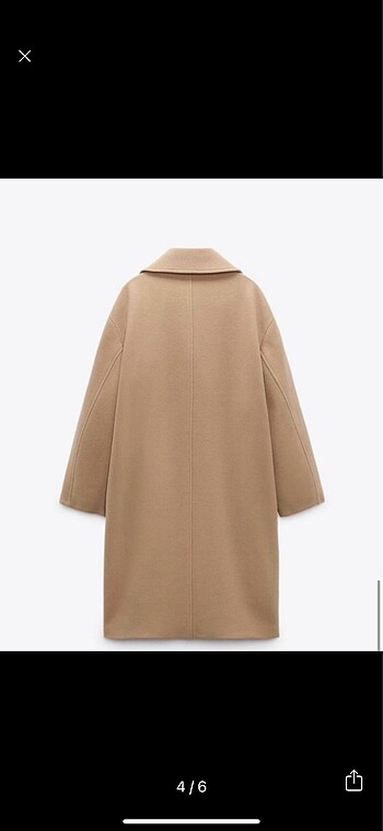 l Beden camel Renk Zara Yün Kaban