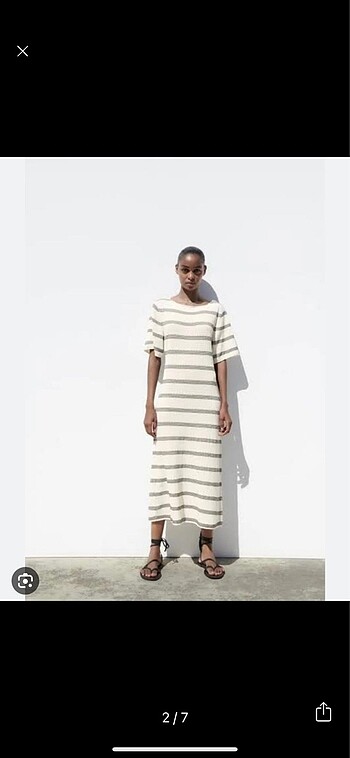 Zara Zara Triko Elbise