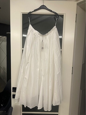 Zara Volanlı Midi Etek
