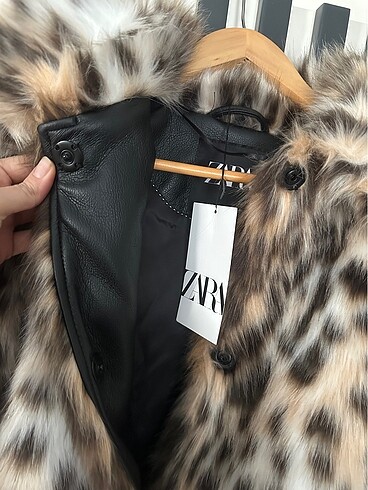 Zara Zara Zw Collection Leopar kürk