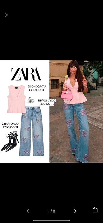 Zara Zara Peplum Top